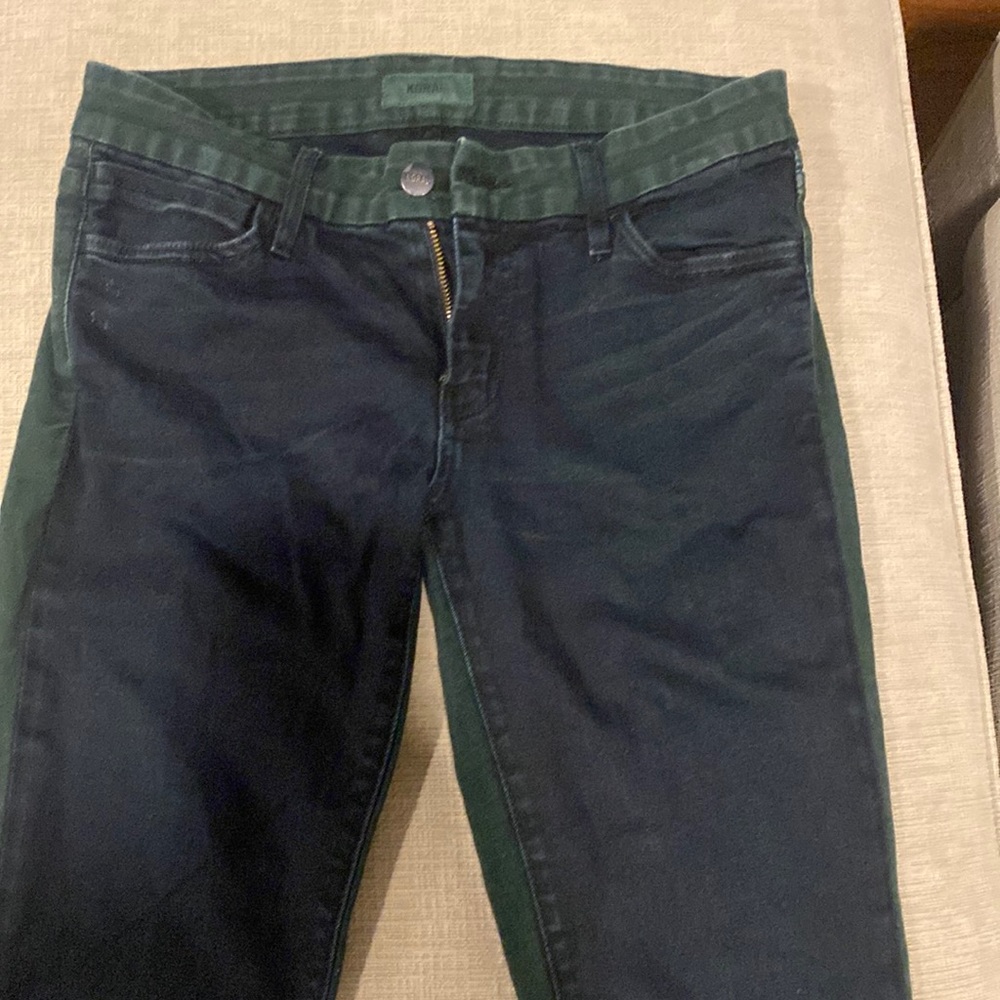 Koral vintage style two toned jean